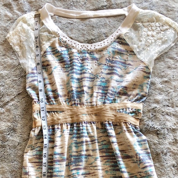 Free People lace back mini dress - Picture 3 of 8